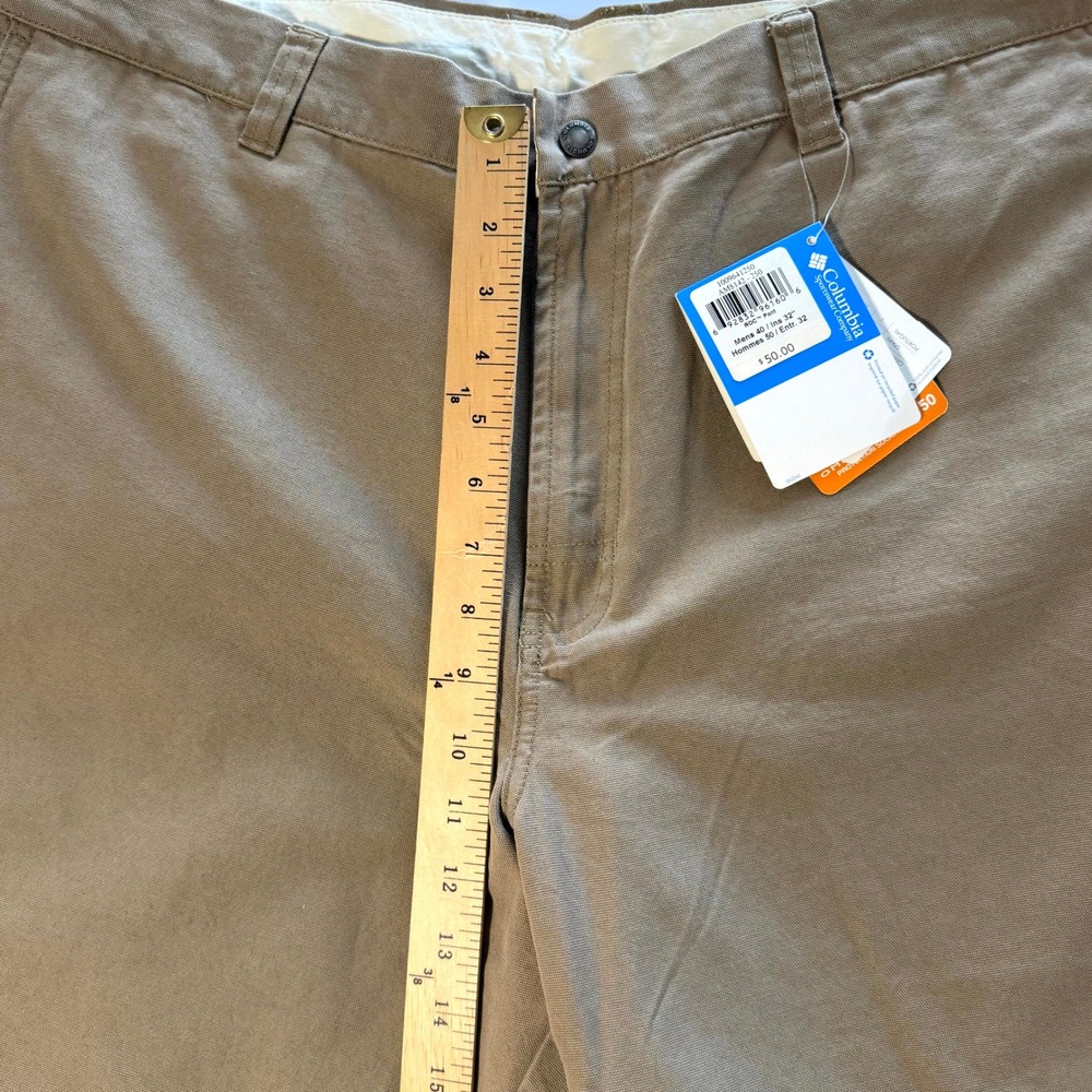 Columbia Mens ROC Pant Relaxed Fit Tan Cargo Sz 40x32 UPF 50 New With Tags - Picture 12 of 12